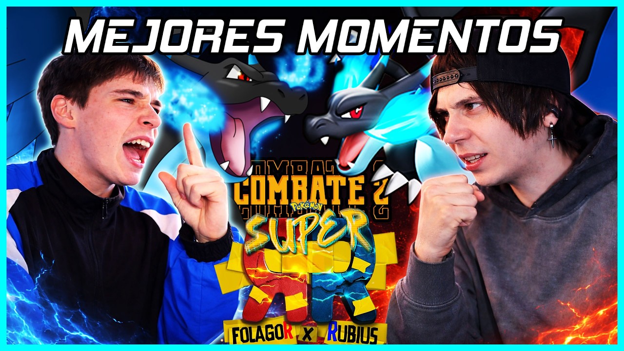 MEJORES MOMENTOS del SEGUNDO COMBATE POKÉMON entre FOLAGOR Y RUBIUS | DOBLE POV