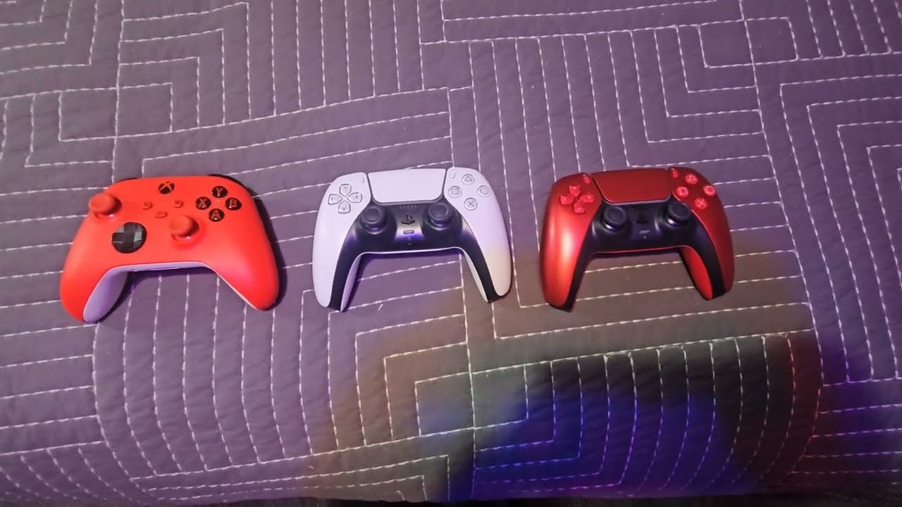 Unboxing) The Volcanic Red PS5 Controller Buying A New Controller 