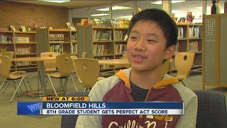 8th grader gets perfect ACT score