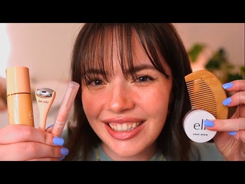 ASMR Giving You a "Clean Girl" Glassy Skin Makeover 🫧 ✨(skincare, haircare, makeup, layered sounds)