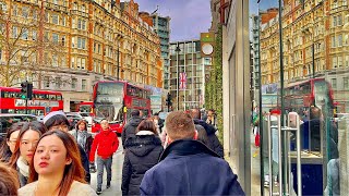 London Christmas 2022 | London Virtual Walking Tour Around the City on 24 DEC 2022 | London Walk 4k