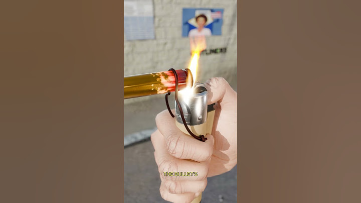Can A Lighter Fire A Bullet 🤔