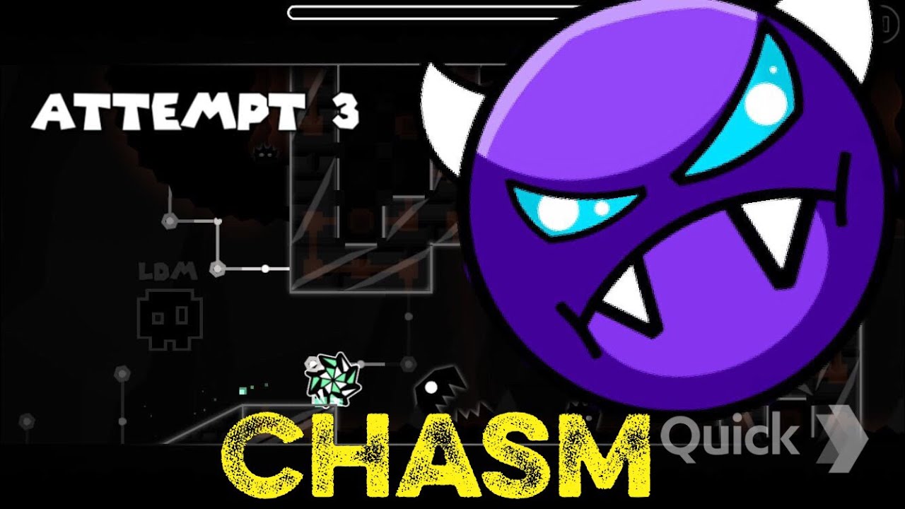 Chasm 100% [Easy Demon] by TheDevon | Geometry Dash 2.1 - YouTube