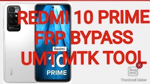 REDMI 10 PRIME 2022 FRP BYPASS BY UMT MTK TOOL#frpbypass2023