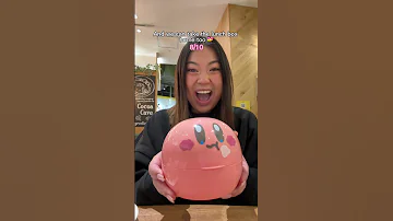 Everything I ate at the Kirby Cafe in Japan 💗