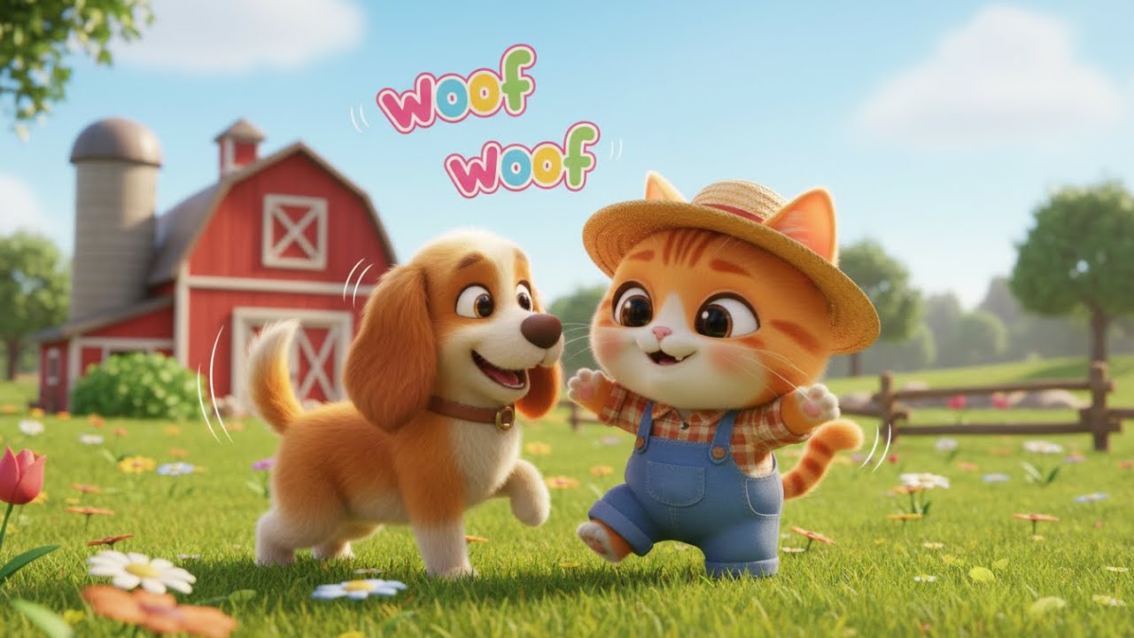 Baby Kitty’s Farm 🐱🌾 | Fun Farm Animal Songs & Nursery Rhymes for Kids, Baby Songs 🎶🐄🐓🐖