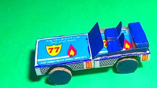 How to make mini matchbox cars at home||How to make powerful mini matchbox toy car at home #cars