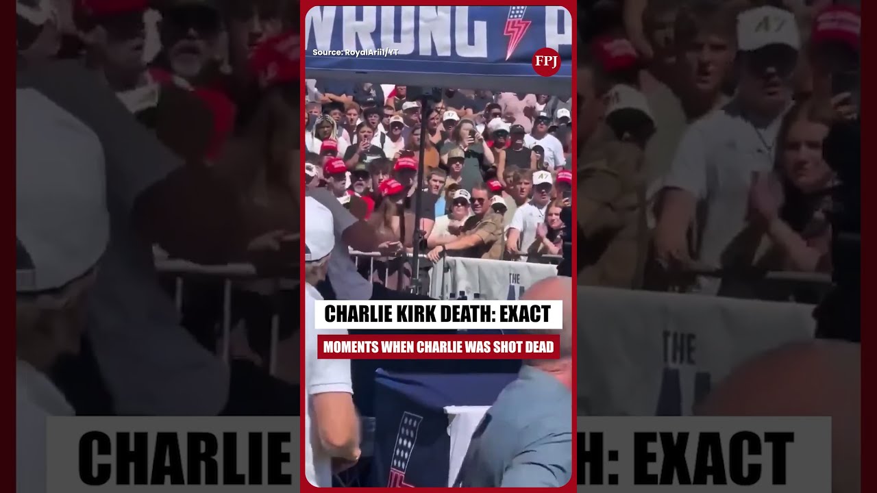 Charlie Kirk Death Video Shows Exact Moments When Trump Ally Was Shot Dead At Utah University Event