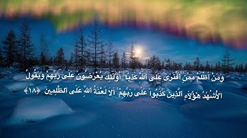 سورة هود من الآية (١٨) إلى الآية (٢٢)