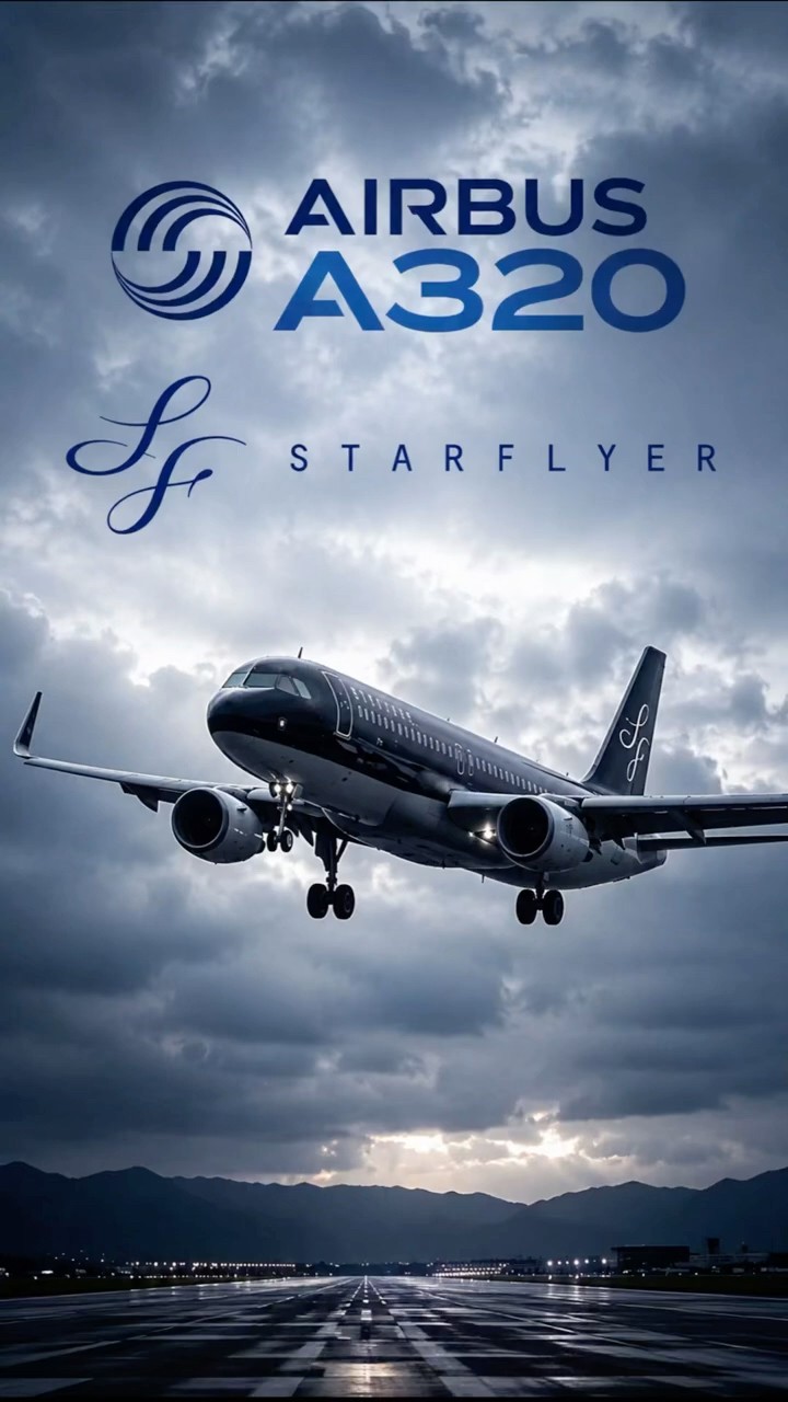star flyer】Airbus A320-211 JA25MC JA26MC #飛行機動画 #aviation