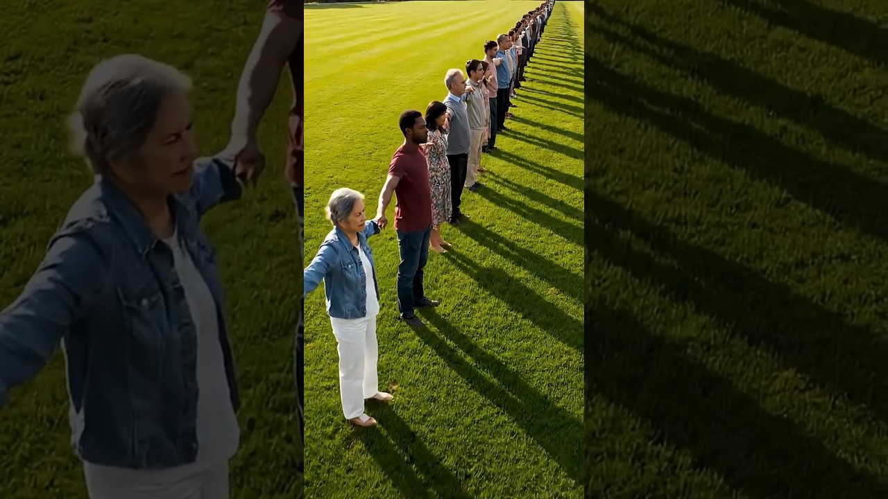E se toda a humanidade desse as mãos ao mesmo tempo?