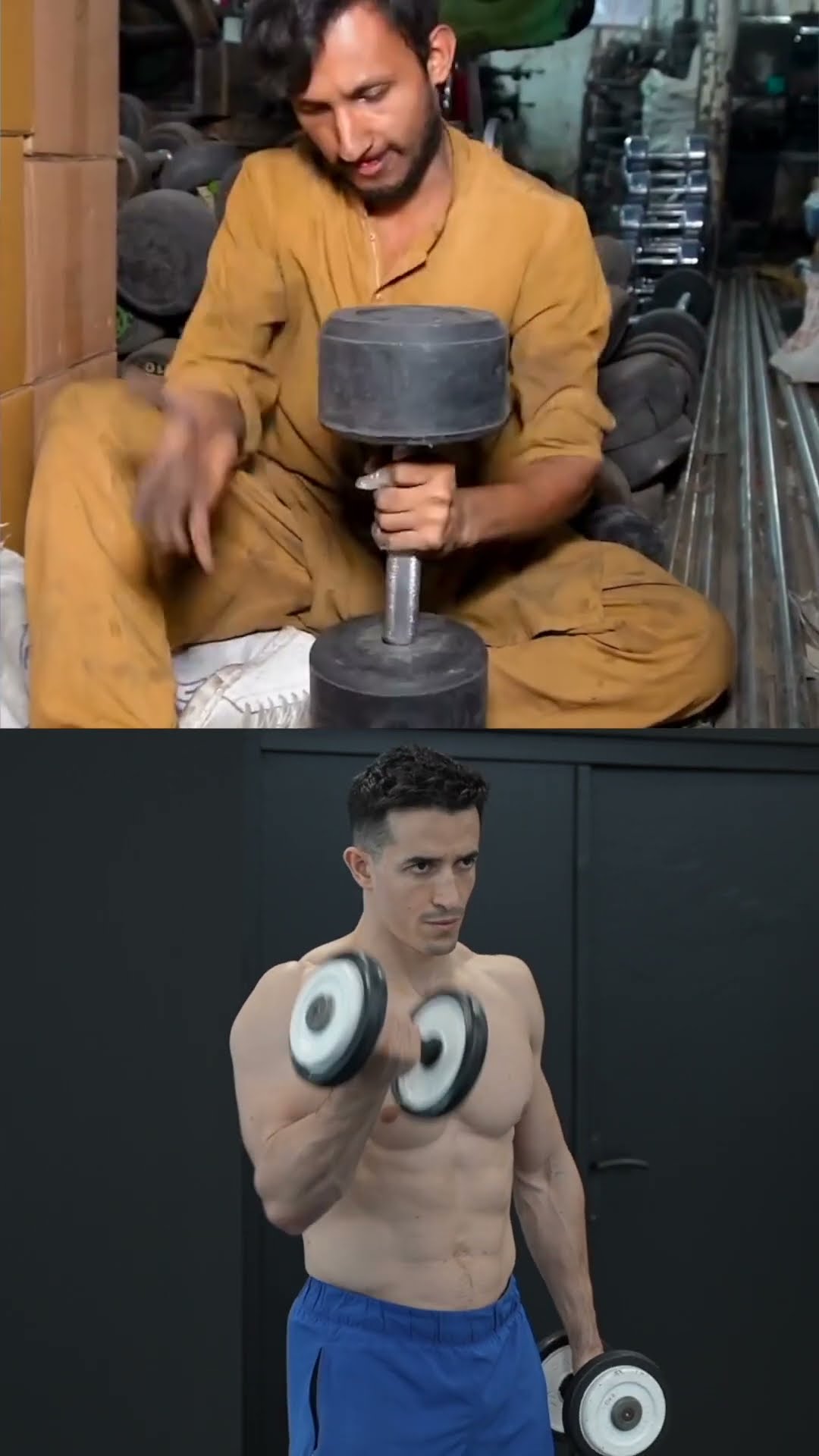 How to make dumbbells ?? ?