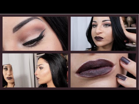 TUTO: Dark lips makeup - YouTube TUTO: Dark lips makeup - YouTube