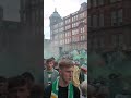 Glasgow Celtic fans take over GLASGOW