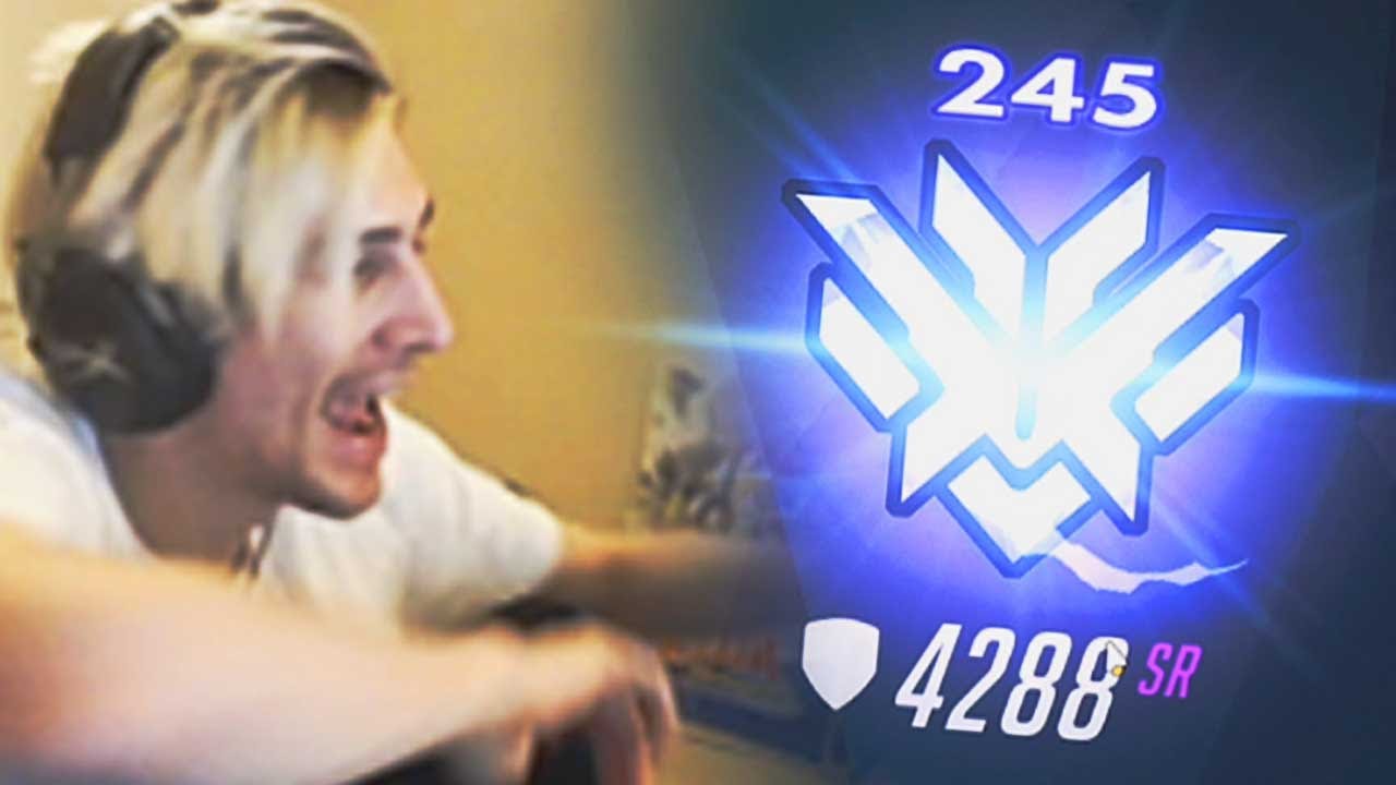 XQC TOP 100 Grind While Talking With Chat - Overwatch