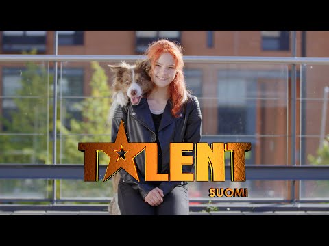 Wilhelmiina ja Lucky-koira esittävät temppuja | Talent Suomi | MTV3