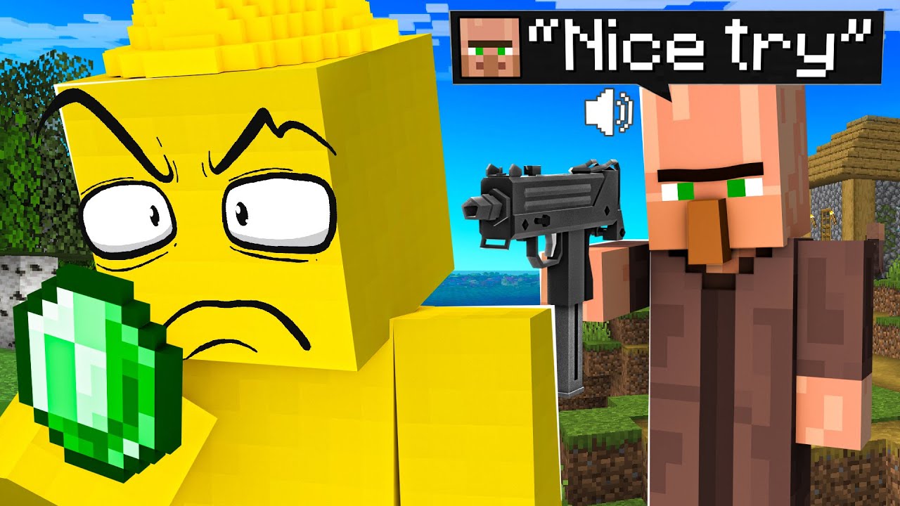 I Made Villagers Smart To Troll My Friend