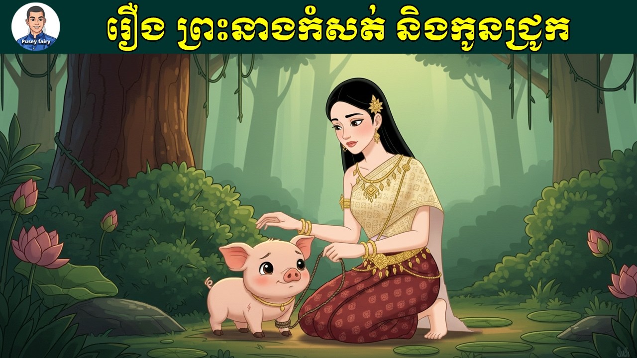 Ep7 | រឿង ព្រះនាងកំសត់និងកូនជ្រូកមានគុណ | Pusey fairy
