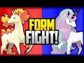 Rapidash vs Galarian Rapidash | Pokémon Form Fight (Sword & Shield) [4K]