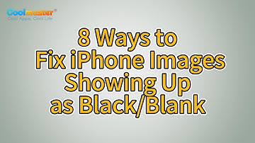 How to Fix iPhone Images Showing Up as Black/Blank? [Solved]