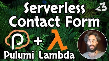 Jamstack Contact Form Microservice with Pulumi & AWS Serverless / Infrastructure as Code [PART 2]