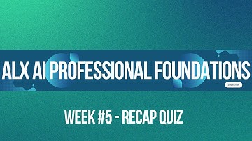 ALX Professional Foundations Week 5 Evaluation Quiz