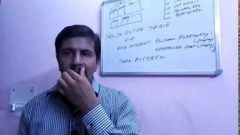 Oracle SQL Table creation with constraints &Alter Table  by Jatin mittal