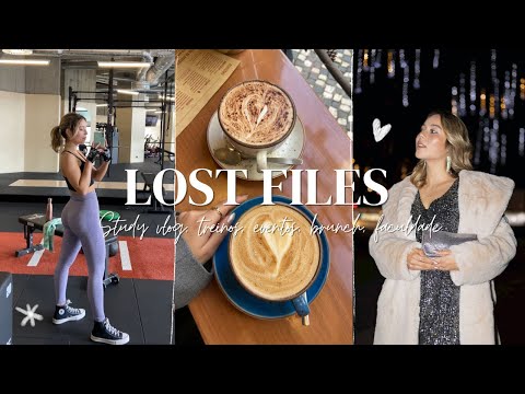 LOST FILES 🎞️ Study vlog, treinos, eventos, brunch, faculdade e muito mais