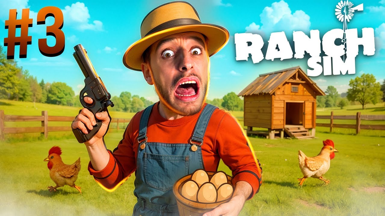 Ֆերմայում ՔԱՕՍ 🐔🔥 Հավերս զոհ գնացին բանկին 💸 | Ranch Simulator #3