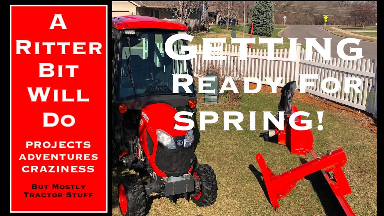 KUBOTA BX23S TRACTOR DOES IT ALL (snowblower, loader, mower, plow