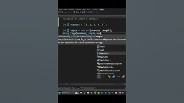 Clonar un Array  #csharp #microsoft #net