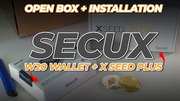 SecuX Hardware Wallet | Full Open Box and Setup