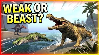 🔥 IS SARCOSUCHUS REALLY WEAK? 🐊 I DESTROYED T-REX, 3 SPINOSAURUS & MORE! 😱 | Jurassic Clash screenshot 3