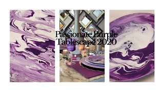 Passionate Purple Tablescape 2020 Collaboration