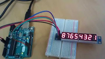 Arduino Uno 로 MAX7219 7Segment 모듈 출력하기