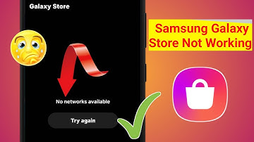 How To Fix Samsung Galaxy Store No Network Available Problem | Galaxy Store not Working