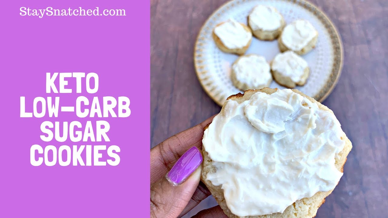 Keto Low Carb Gluten Free Cream Cheese Sugar Cookies YouTube
