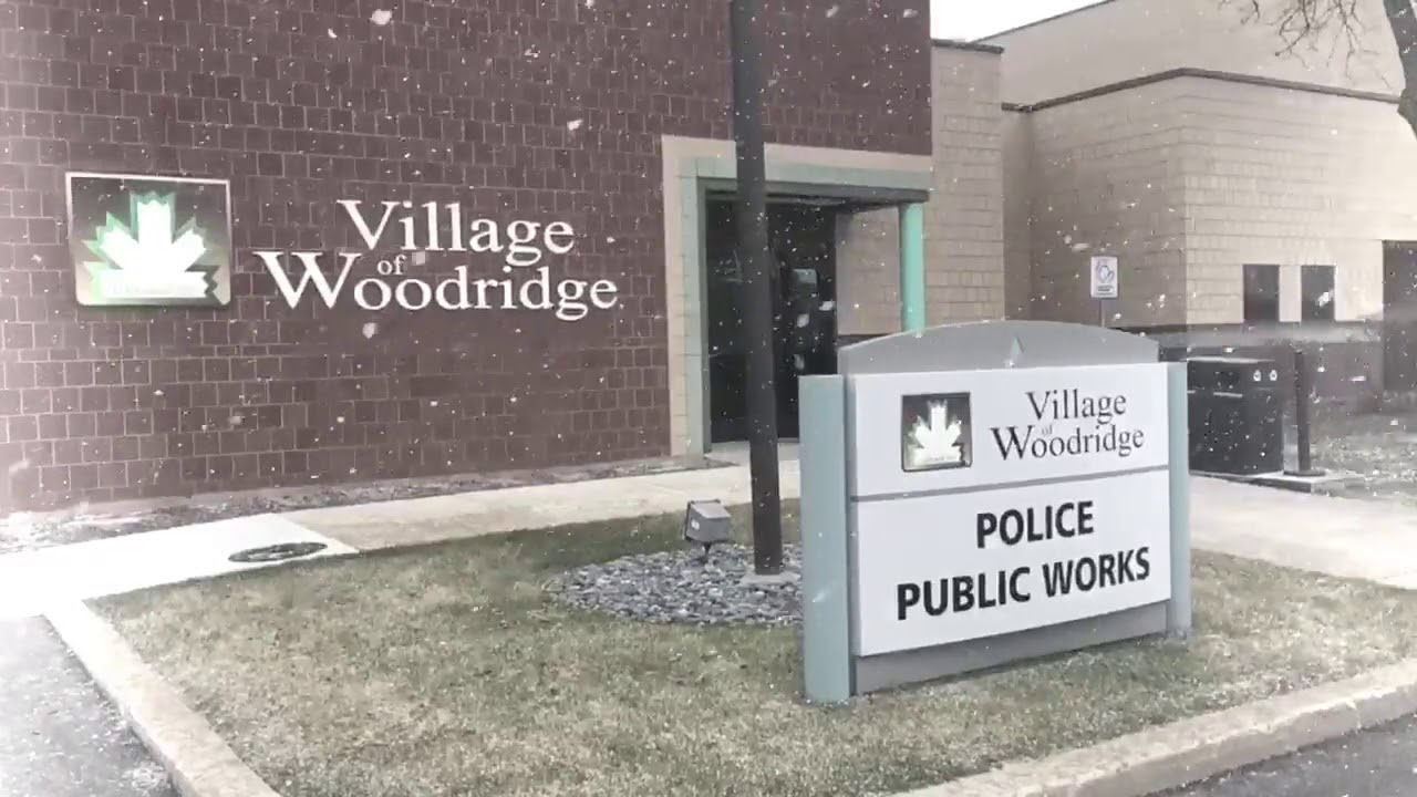 Woodridge Police Slowmo snowfall YouTube