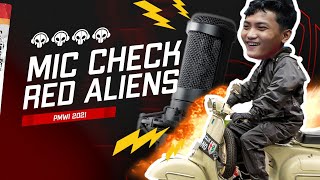 ZUXXY SHOP IS BACK - MIC CHECK RED ALIENS