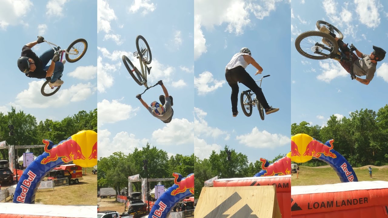 FPV Drone Pro Jump Line Show at Bentonville Bike Fest 2022