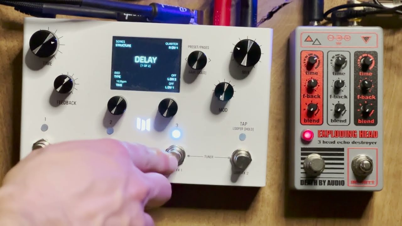 This or That MerisUs LVX or deathbyaudioeffects Exploding Head series delay stereo 