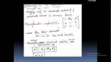 SHEARING &REFLECTION