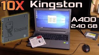 Ускоряем ноутбук в 10 раз с SSD Kingston A400 + КОНКУРС НА 3 SSD