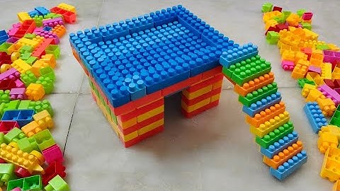 Satisfying DIY House ASMR/ Building Blocks/block game/Lego building fun #asmr#buildingblocks#lego