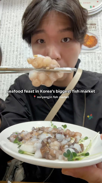 Seafood Feast at Korea’s Largest Fish Market (Noryangjin)