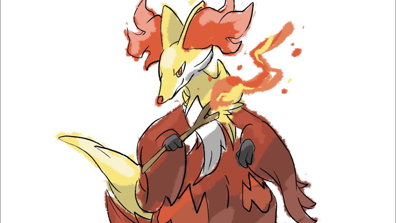 Drawing The Request Pokemon Fakemon Fakedex ポケモン リクエスト受付中 イラスト 描いてみた マフォクシー Youtube