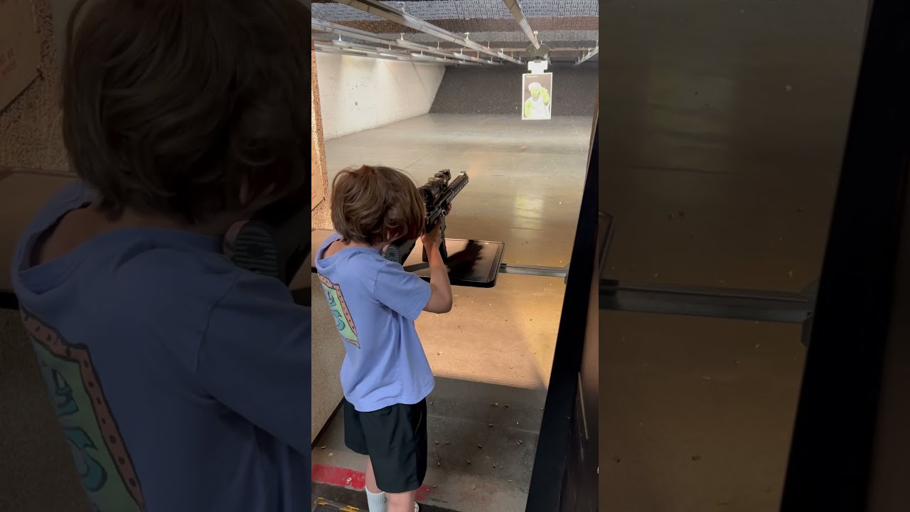 First Time Shooting At Gun Range