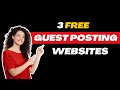 Free guest post sites  high authority guest posting websites