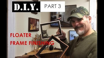 How to make floater frame moulding - Part 3
