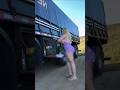 A beautiful day of lady trucker with scania trucks so beautiful#transformers#daftrucks#volvo#scania